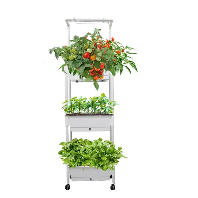 Jardim Vertical Móvel de 3 Nív - Self-Watering Planter avaliação e preço