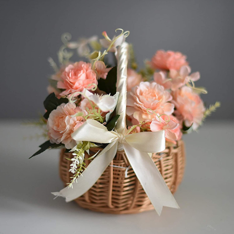Cesta de flores de casamento t - Gardening Tools Girls avaliação e preço